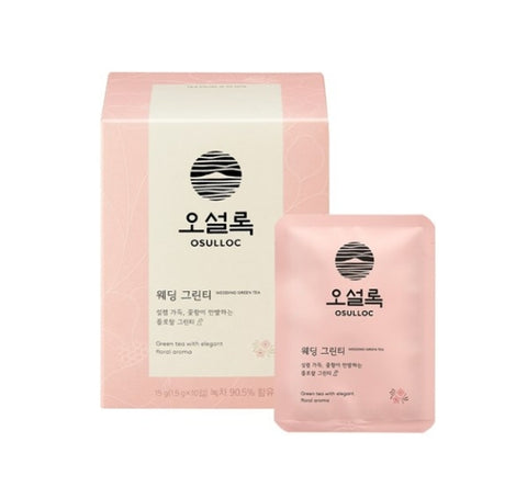 OSULLOC Wedding Green Tea, 1 Box 10ea, from Korea_KT