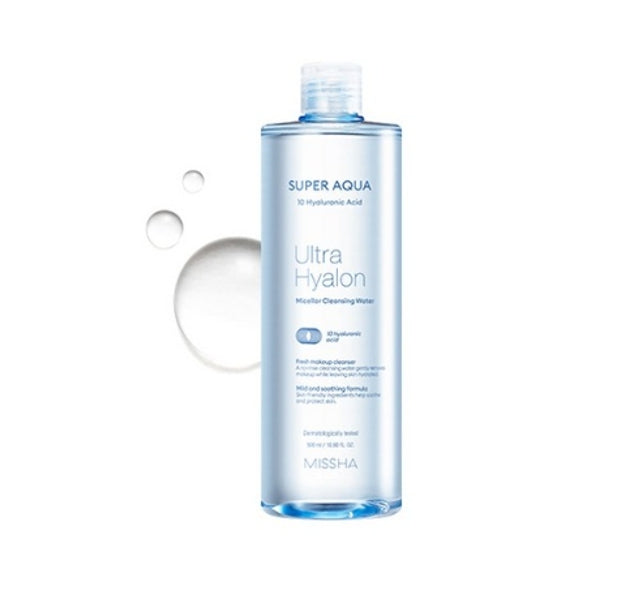 MISSHA Super Aqua Ultra Hyalron Micellar Cleansing Water 500ml from Korea by MISSHA