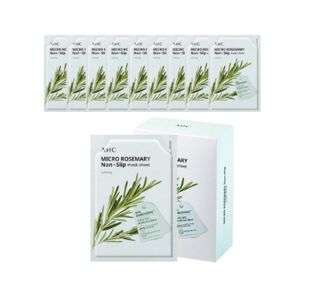 10 x AHC Micro Rosemary Non-Slip Mask Sheet from Korea by AHC