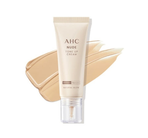AHC Nude Tone Up Cream 40ml SPF50+ PA++++ from Korea