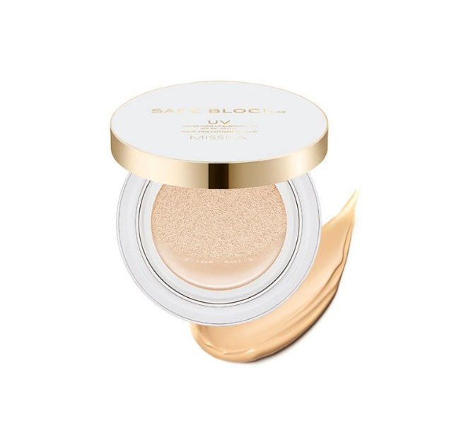 MISSHA Safe Block Rx UV Cover Tone Up Sun Cushion SPF50+ PA++++ 14g from Korea by MISSHA