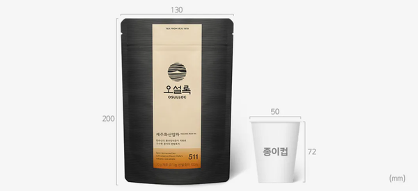 OSULLOC Volcanic Rock Tea, 1 Pack 30g (Leaf Tea, Semi-fermented tea) from Korea_KT