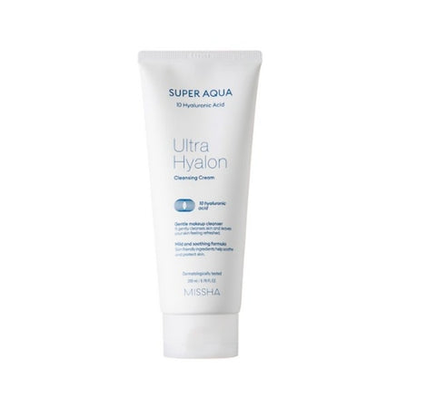MISSHA Super Aqua Ultra Hyalron Cleansing Cream 200ml from Korea by MISSHA