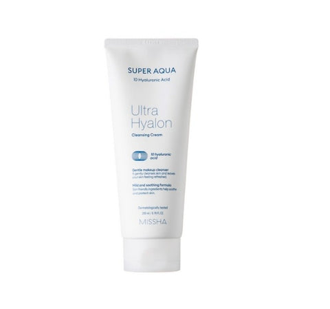 MISSHA Super Aqua Ultra Hyalron Cleansing Cream 200ml from Korea