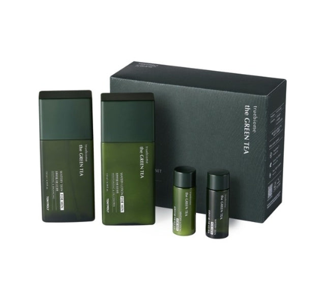 [MEN] TONYMOLY The Green Tea Truebiome Watery For Men Set (4 Items) from Korea by TONYMOLY