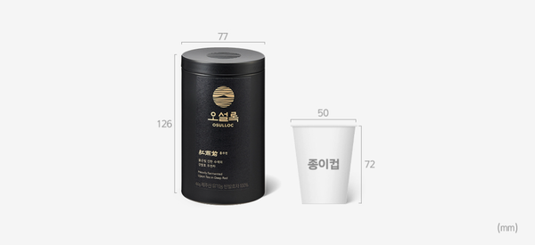 OSULLOC RED UJEON Premium Tea, 1 Pack 60g, from Korea