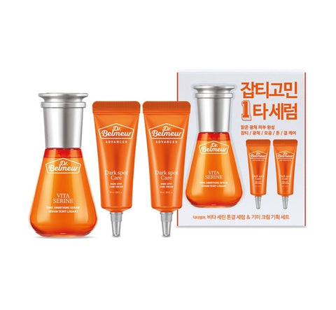 THE FACE SHOP Dr. Belmeur Vita Serine Tone Smmoothing Serum Special Set (3 Items) from Korea
