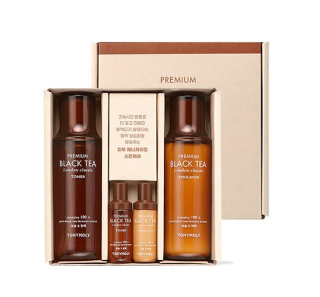 TONYMOLY Premium Black Tea London Classic Set (4 Items) from Korea by TONYMOLY