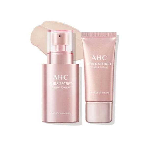 AHC Aura Secret Tone Up Cream Set (2 Items, 50g +30g) SPF30 PA++ from Korea by AHC