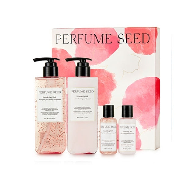 THE FACE SHOP Perfume Seed Velvet Body Set (4 Items) from Korea by THE FACE SHOP