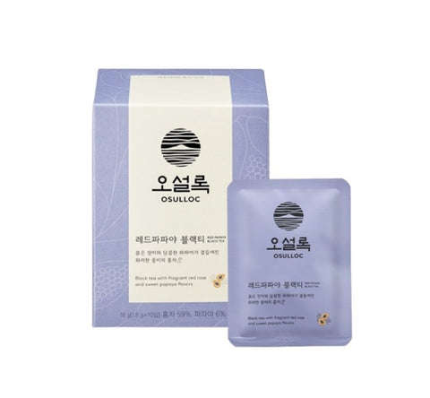 OSULLOC Red Papaya Black Tea, 1 Box 10ea, from Korea_KT