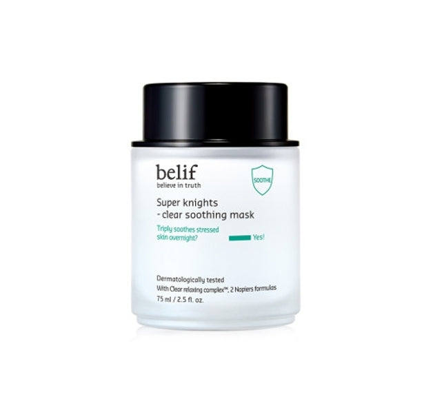 belif Super Knights - Clear Soothing Mask 75ml from Korea_MA