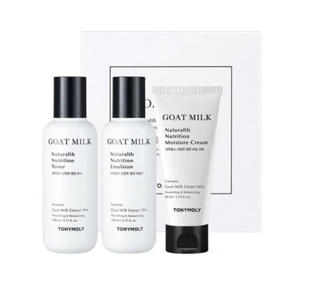 TONYMOLY Naturalth Goat Milk Nutrition Skincare Special Set (3 Items) from Korea by TONYMOLY