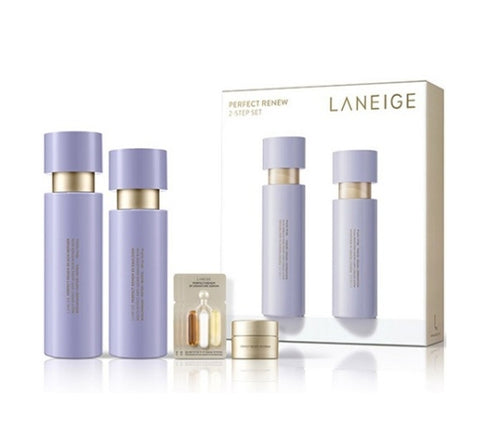 LANEIGE Perfect Renew 3X Two-Step Set (4 Items) from Korea