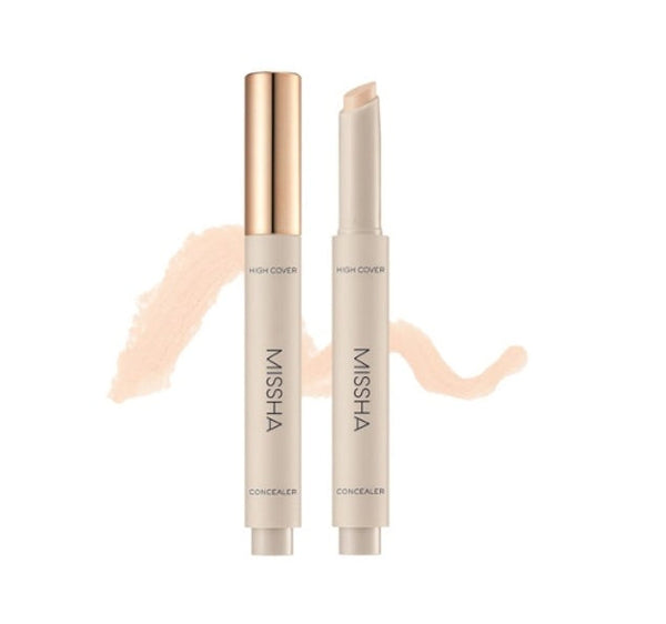 2 x MISSHA High Cover Stay Stick Concealer 2.8g, 3 Colours from Korea