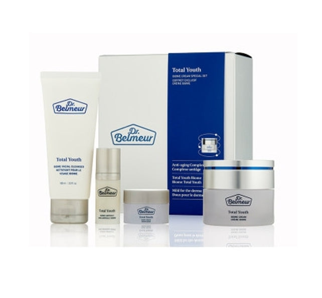 THE FACE SHOP Total Youth Biome Cream Set (4 Items) from Korea by The Face Shop