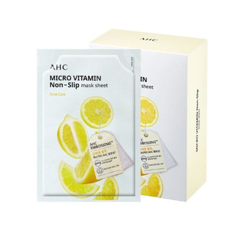 10 x AHC Micro Vitamin Non-Slip Mask Sheet from Korea by AHC