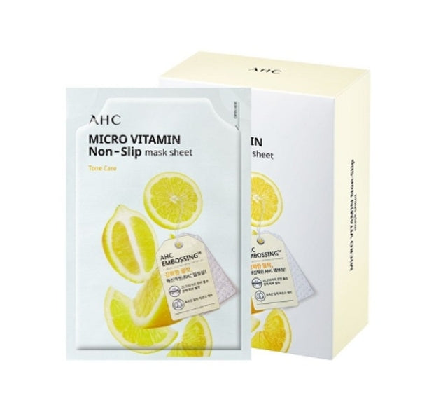 10 x AHC Micro Vitamin Non-Slip Mask Sheet from Korea