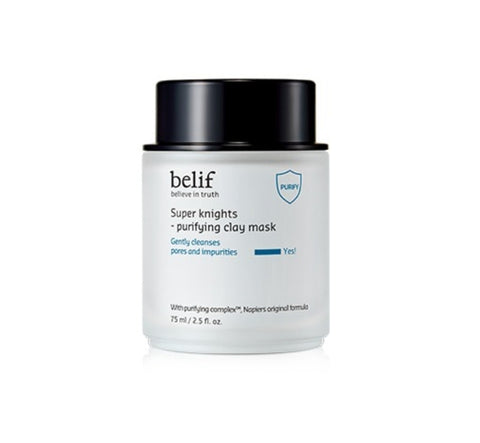 belif Super Knights Purifying Clay Mask 75ml from Korea by belif
