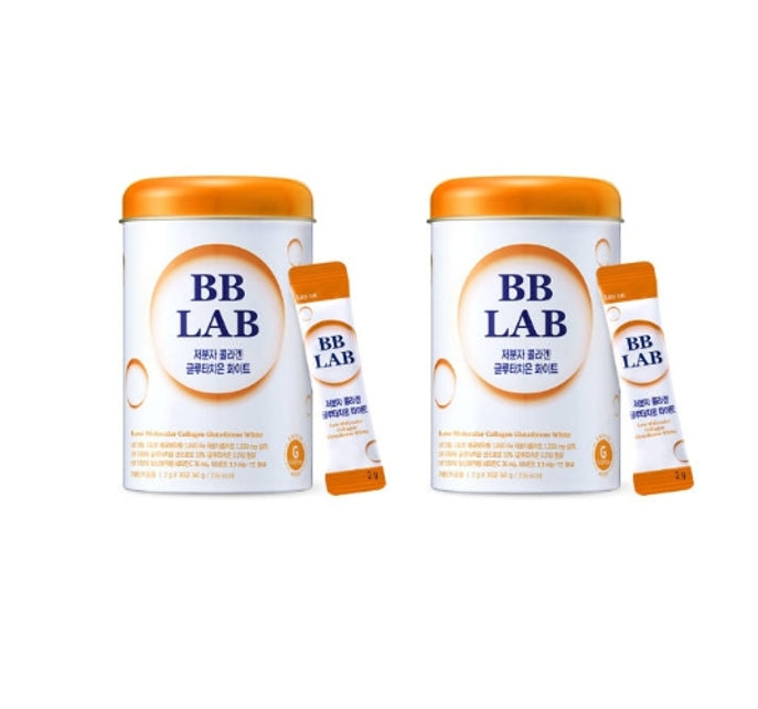 2 x Nutrione BB LAB Small Molecular Fish Collagen Glutathione White 30 Sticks from Korea by Nutrione