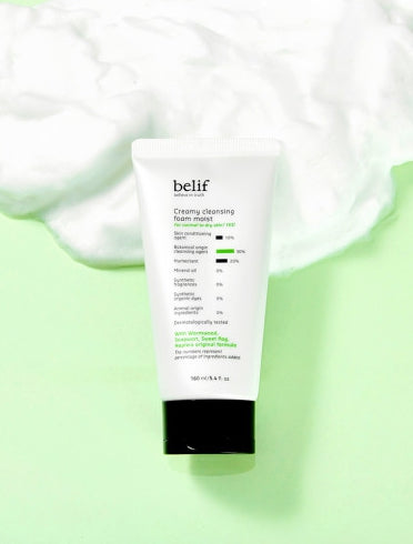 belif Creamy Cleansing Foam Moist 160ml from Korea by belif