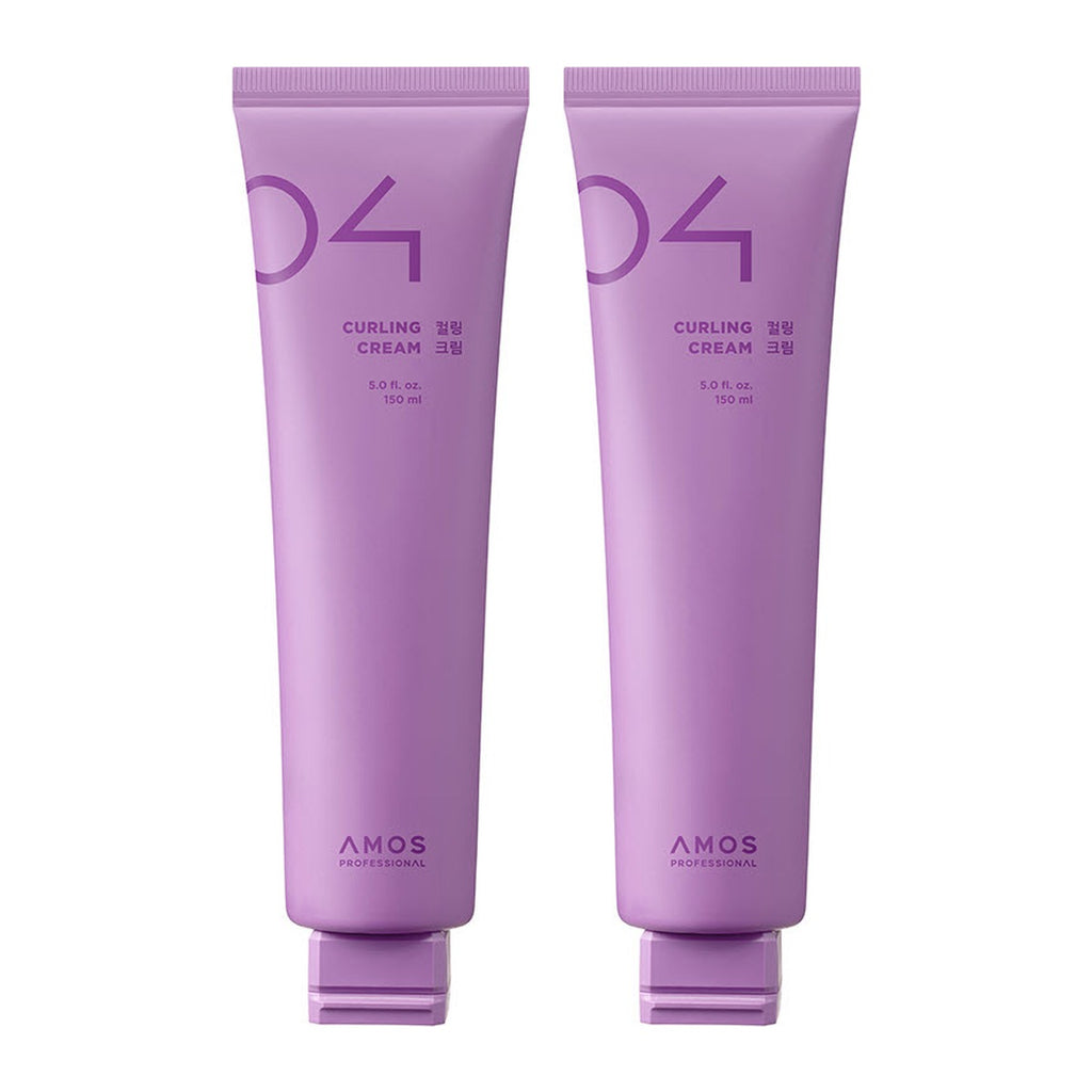 AMOS PROFESSIONAL Curling Cream 150ml tube – 2 pack