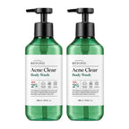 Beyond Acne Clear Body Wash 500ml pump bottle – 2 pack