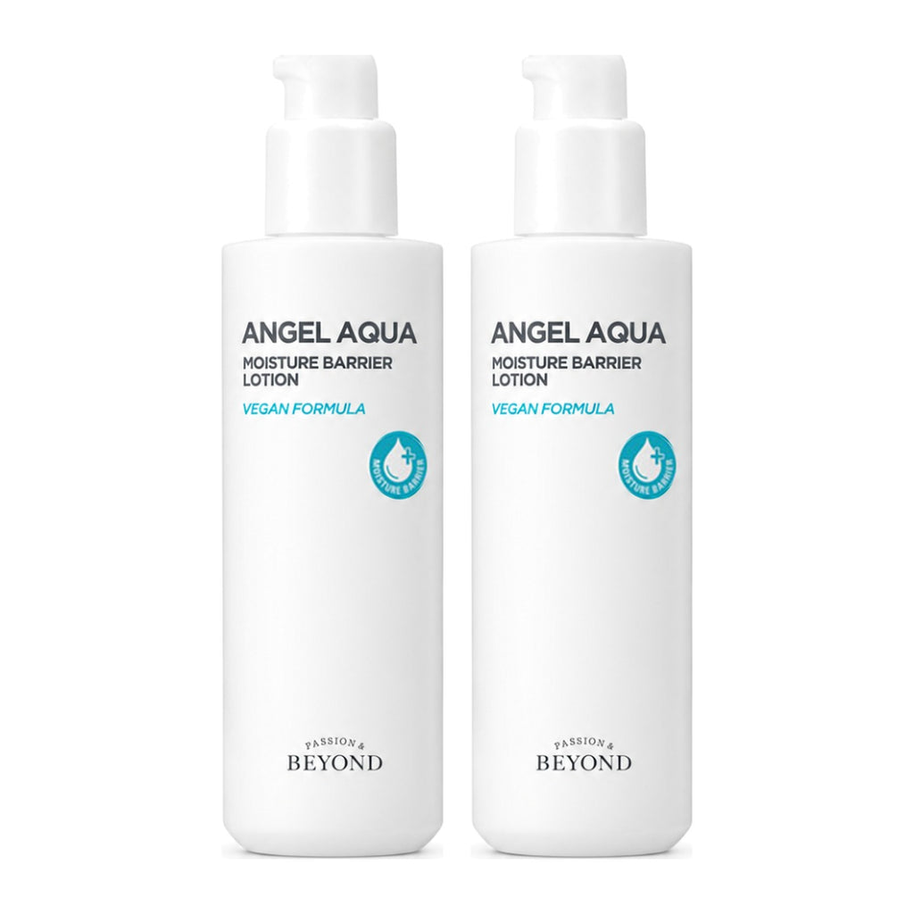 Beyond Angel Aqua Moisture Barrier Lotion 200ml pump bottle – 2 pack