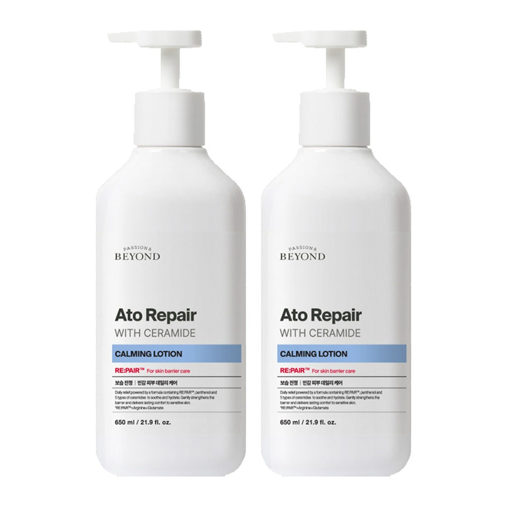 Beyond Ato Repair with Ceramide Calming Lotion 650ml pump bottle – 2 pack