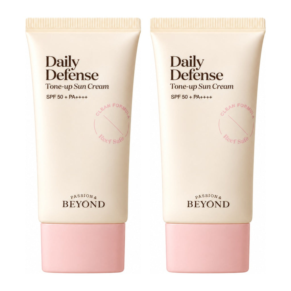 Beyond Daily Defense Tone-up Sun Cream 50ml tube – 2 pack