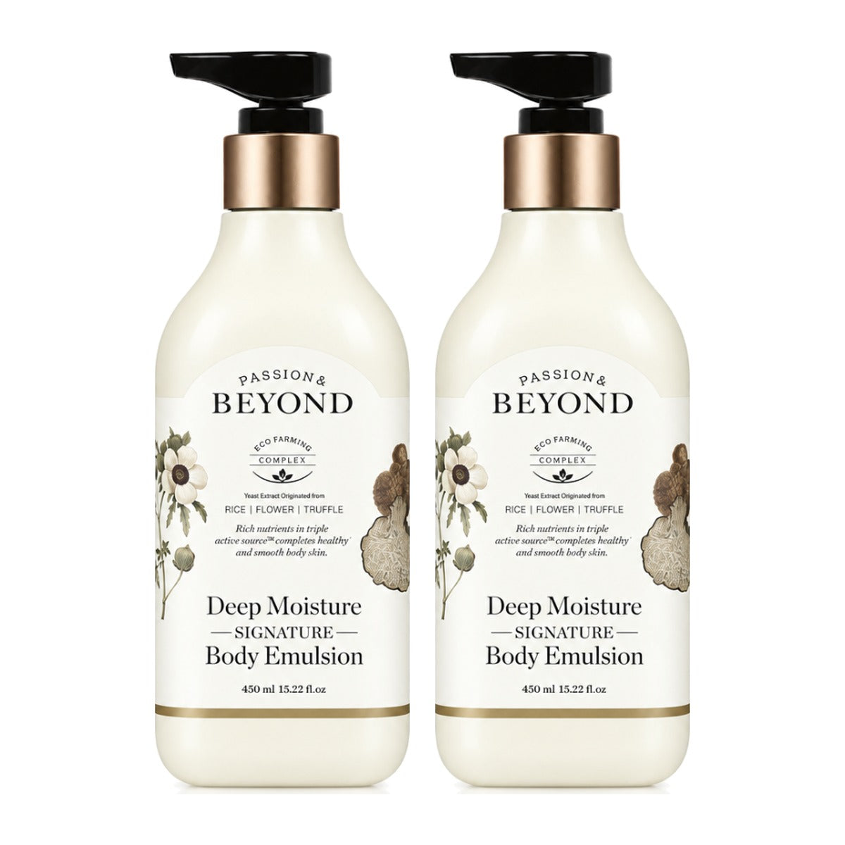 Beyond Deep Moisture Signature Body Emulsion 450ml bottle – 2 pack