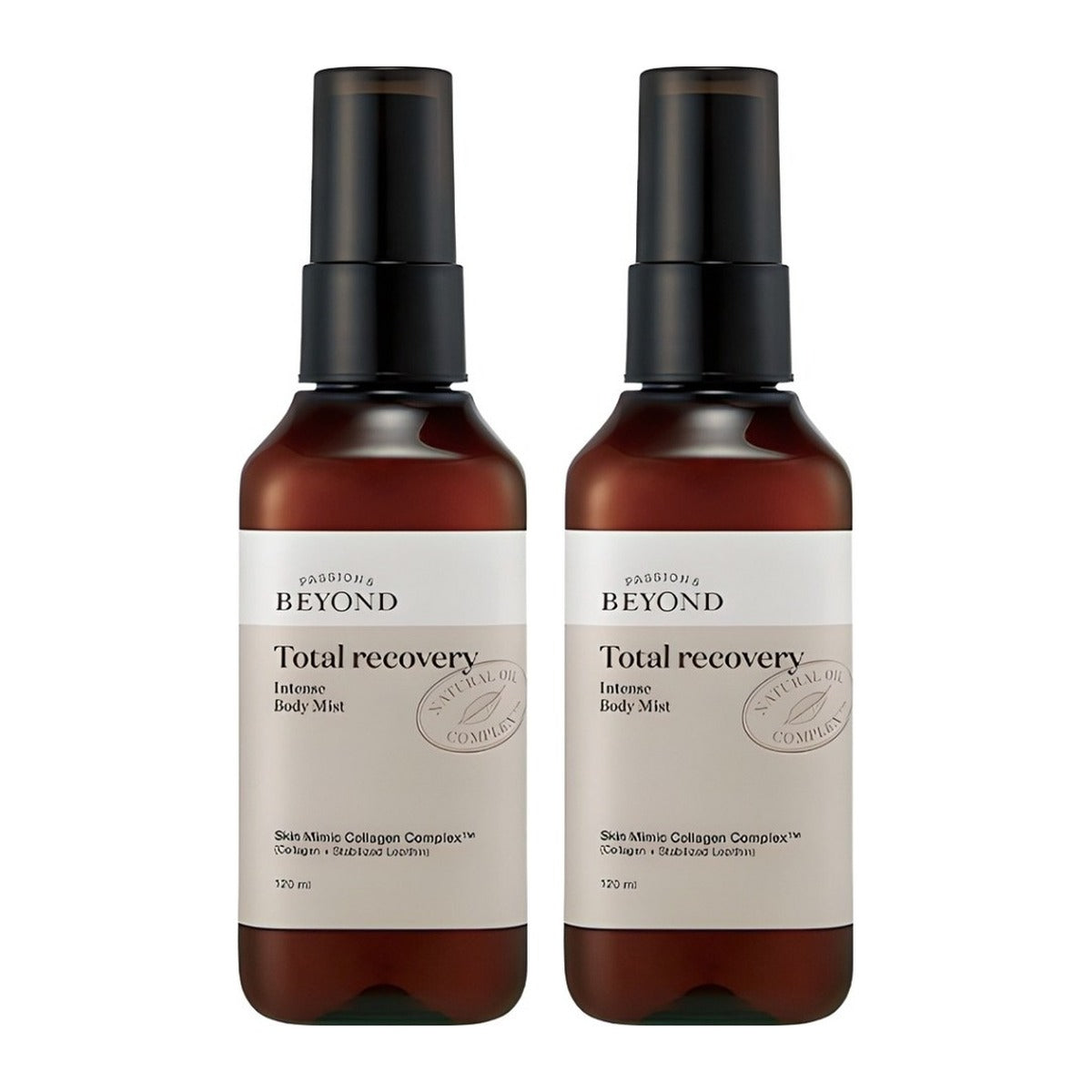 Beyond Total Recovery Intense Body Mist 120ml spray bottle – 2 pack