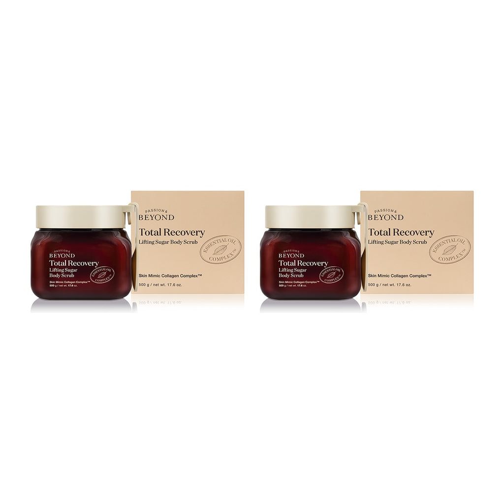 Beyond Total Recovery Lifting Sugar Body Scrub 500g jar – 2 pack