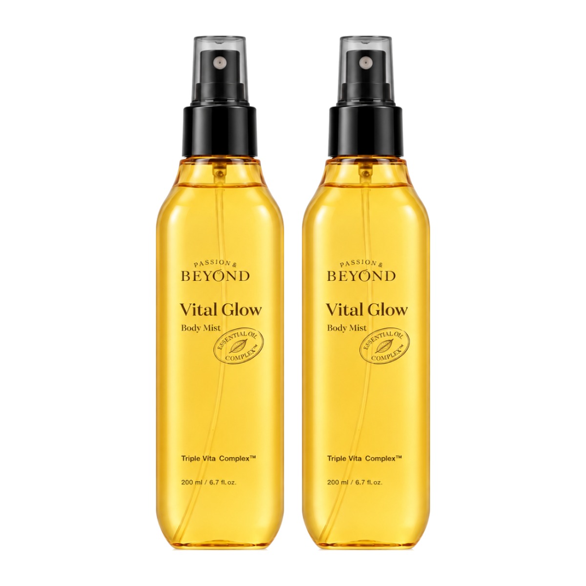 Beyond Vital Glow Body Mist 200ml spray bottle – 2 pack