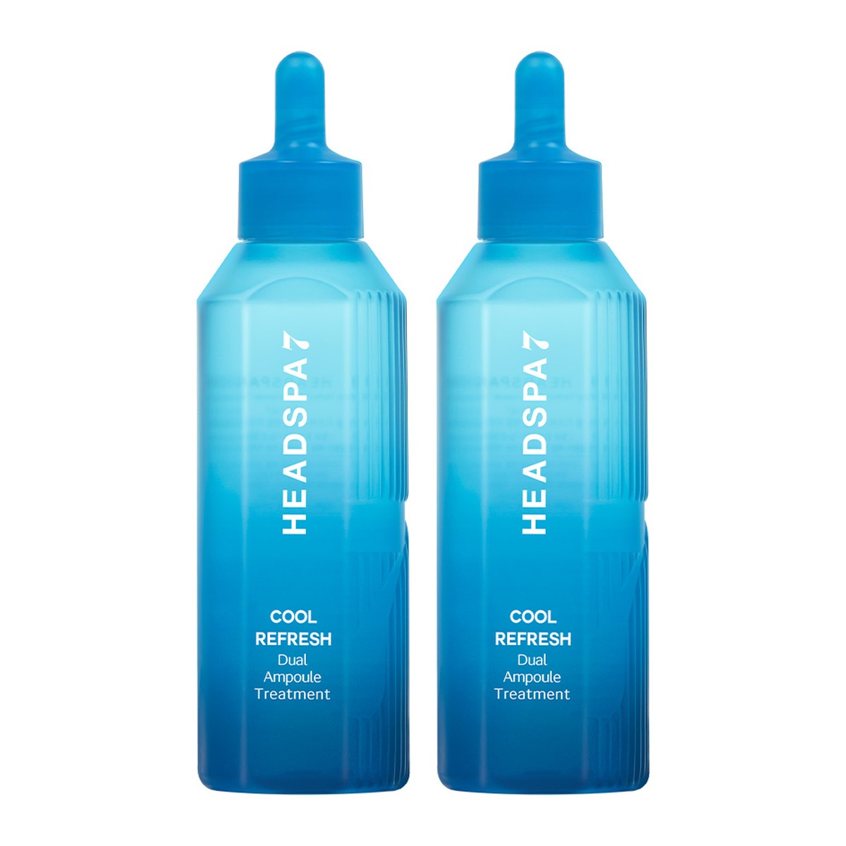 HEADSPA 7 Cool Refresh Dual Ampoule Treatment 230ml bottle – 2 pack