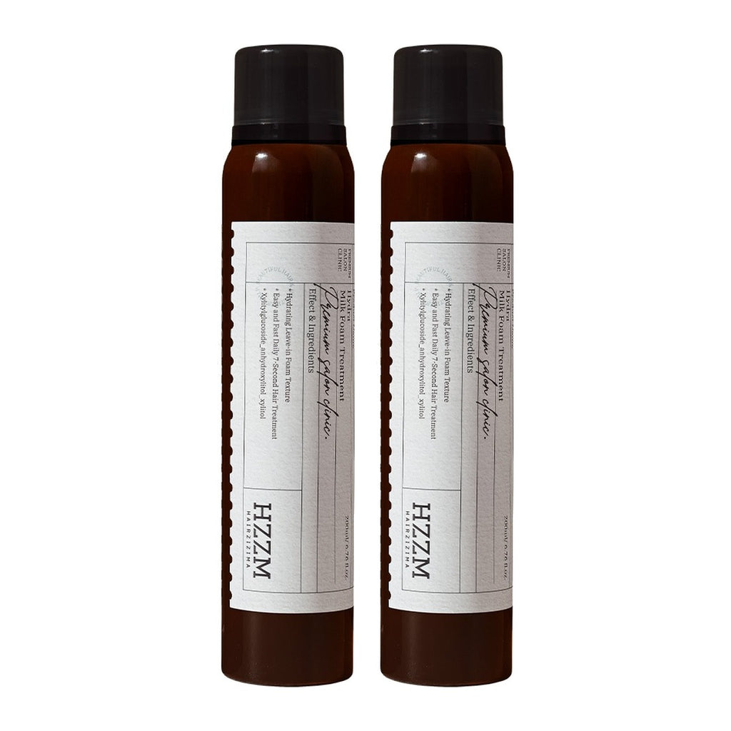 HEADSPA 7 HZZM Hydra Milk Foam No-Wash Treatment 200g can – 2 pack