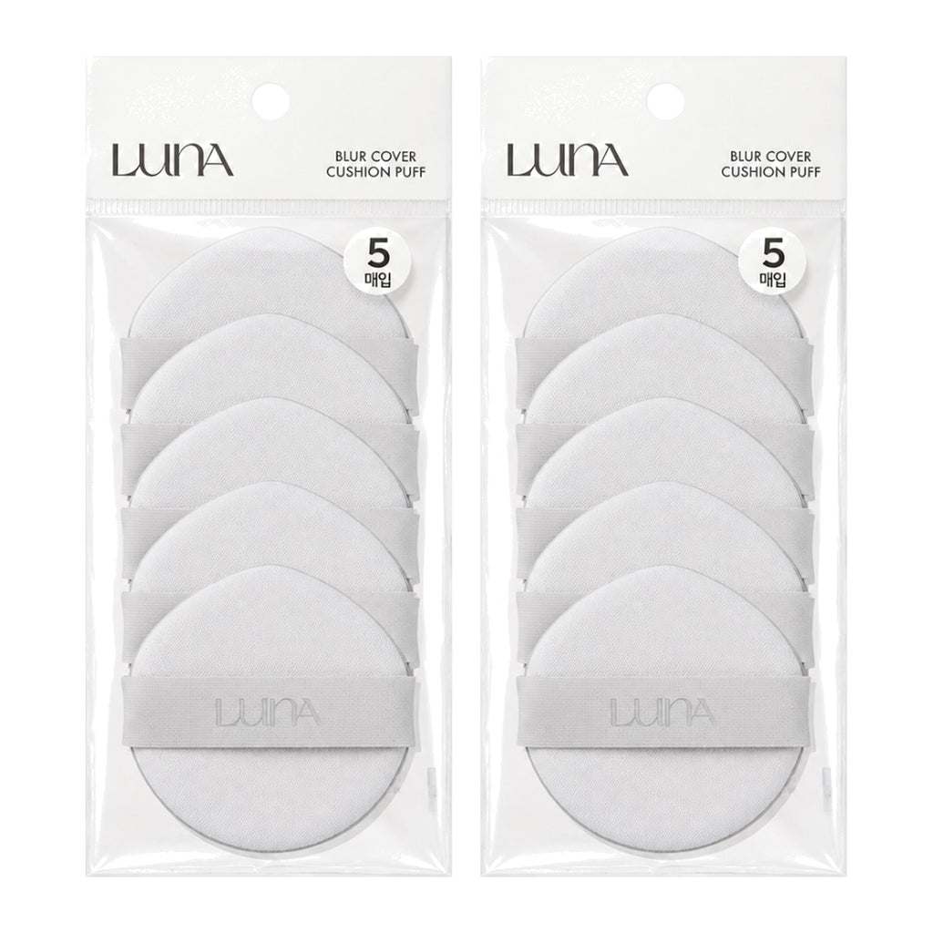 LUNA Blur Cover Cushion Puff 5 pcs pack – 2 pack