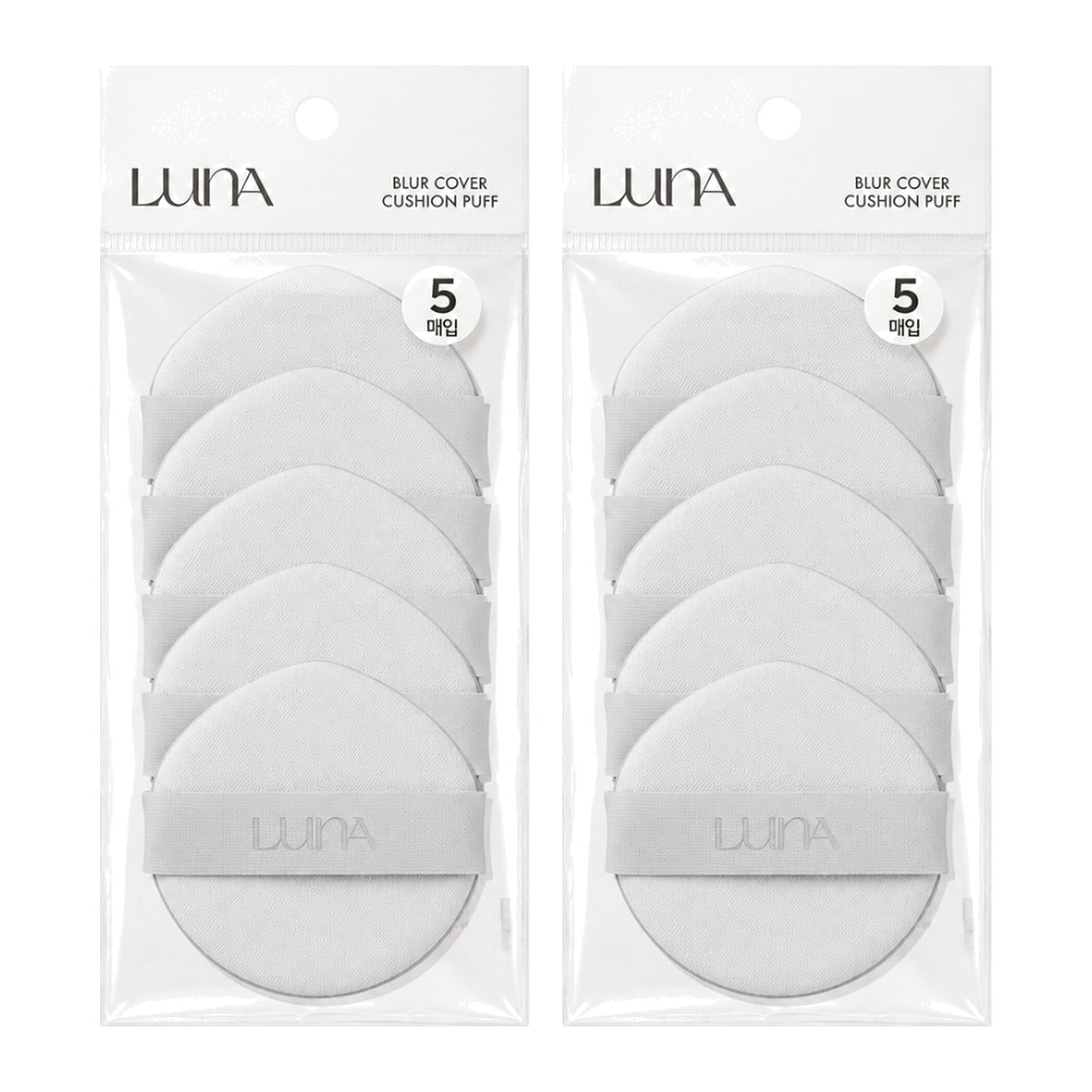 LUNA Blur Cover Cushion Puff 5 pcs pack – 2 pack