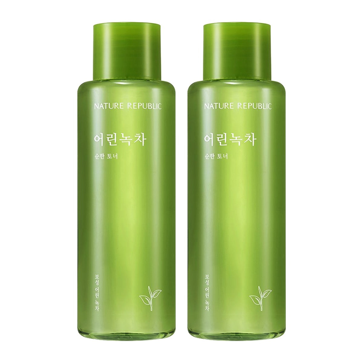 NATURE REPUBLIC Mild Green Tea Toner 155ml bottle – 2 pack