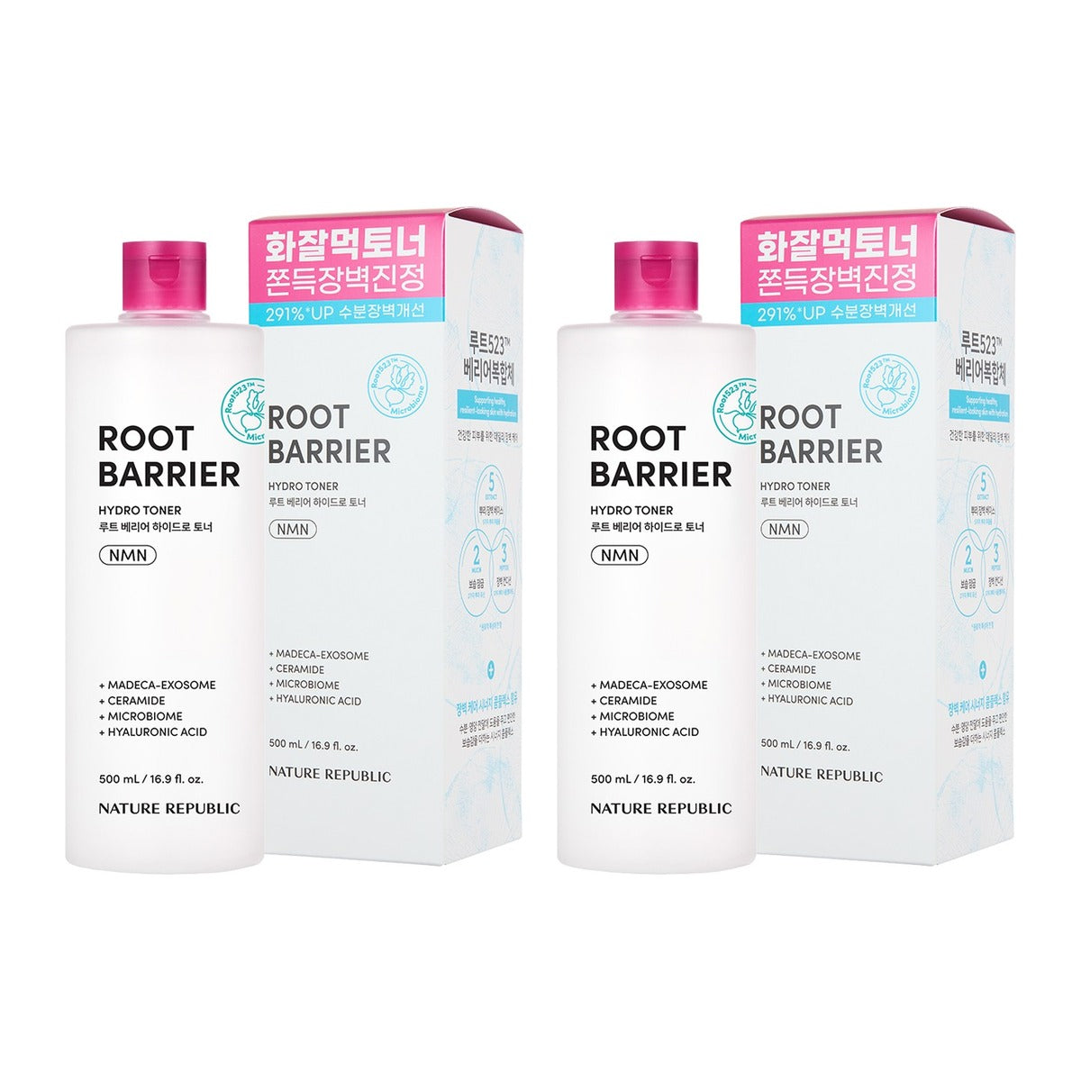 NATURE REPUBLIC Root Barrier Hydro Toner 500ml – 2 pack