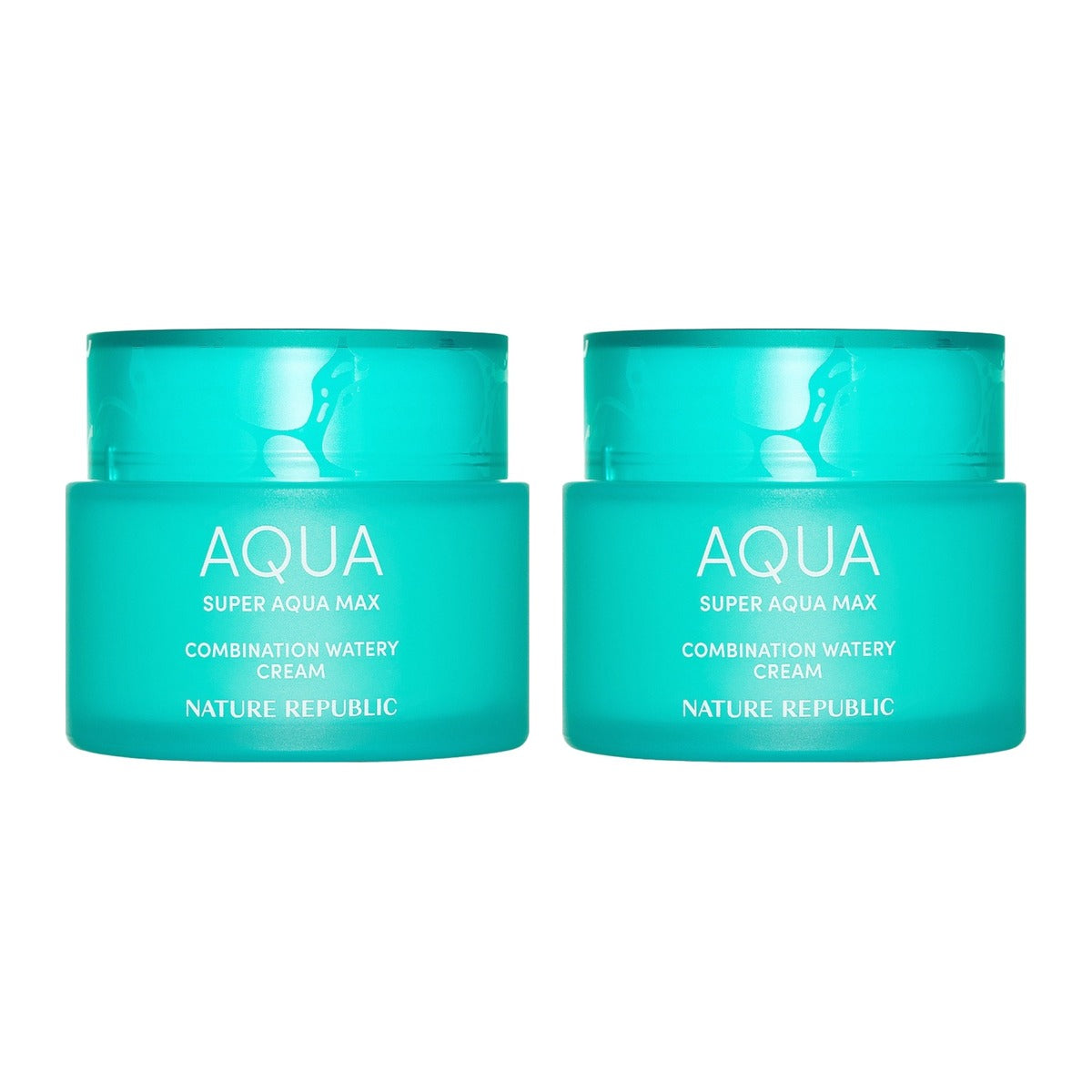 NATURE REPUBLIC Super Aqua Max Combination Watery Cream 120ml jar – 2 pack