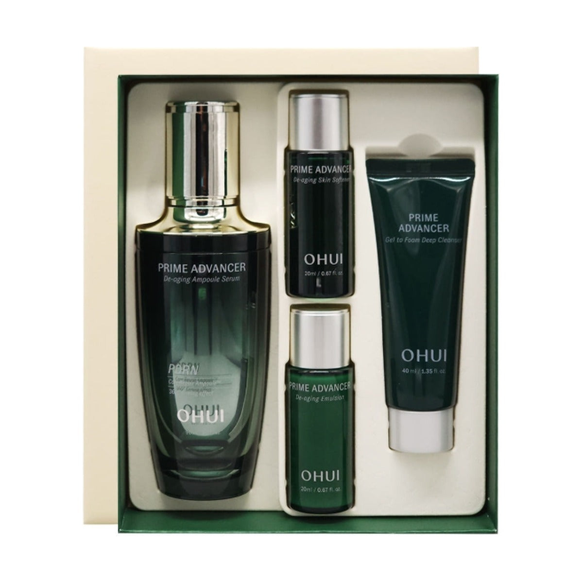 2 x O HUI Prime Advancer De-aging Ampoule Serum Big Size Sep. 2026 Set (4 Items) from Korea by O HUI