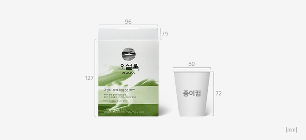 3 x Osulloc Green Tea Latte Double Shot, 1 Box 10ea, from Korea_KT