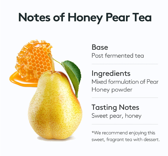 3 x OSULLOC Honey Pear Tea, 1 Box 20ea, from Korea