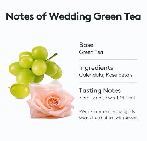 Osulloc Wedding Green Tea, 1 Pack 20ea, from Korea_KT