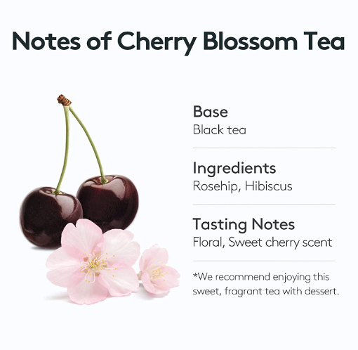 OSULLOC Cherry Blossom Tea, 1 Pouch 20ea, from Korea by OSULLOC