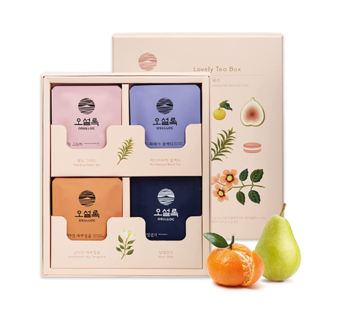 OSULLOC Lovely Tea Gift Set, 12EA (4 Flavors x 3EA) from Korea_KT