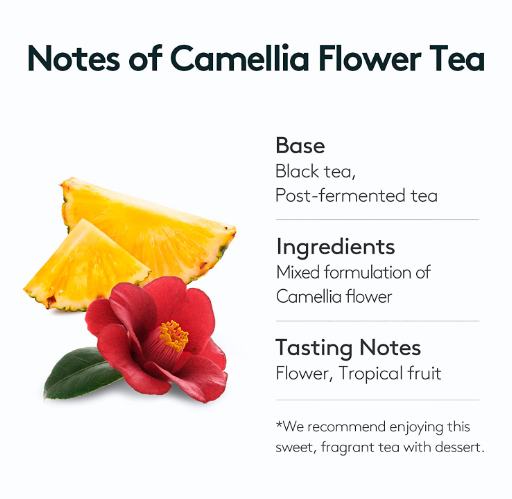 3 x OSULLOC Jeju Camellia Flower Tea, 1 Box 20ea, from Korea