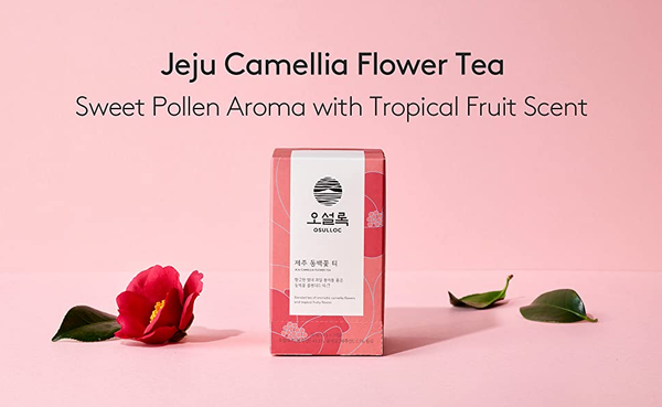 3 x OSULLOC Jeju Camellia Tea, 1 Box 20ea, from Korea by OSULLOC