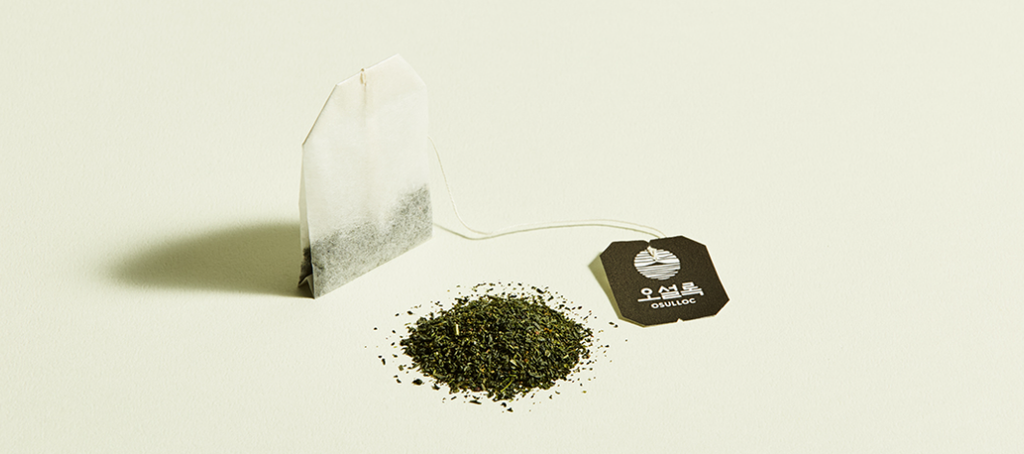 OSULLOC Jeju Pure Green Tea, 1 Box 20 Tea bags, from Korea by OSULLOC
